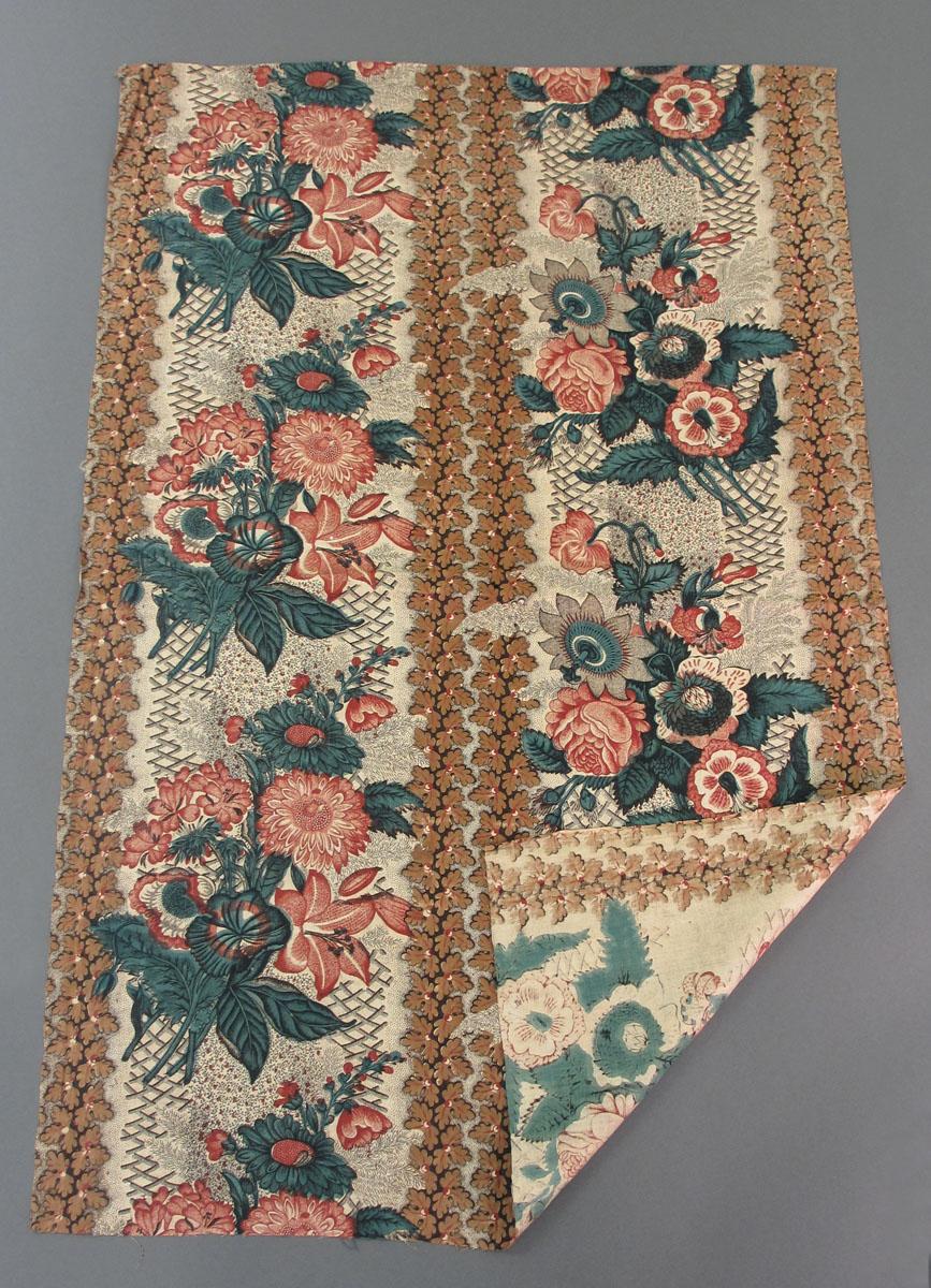 1969.3113 Textile, printed folded corner