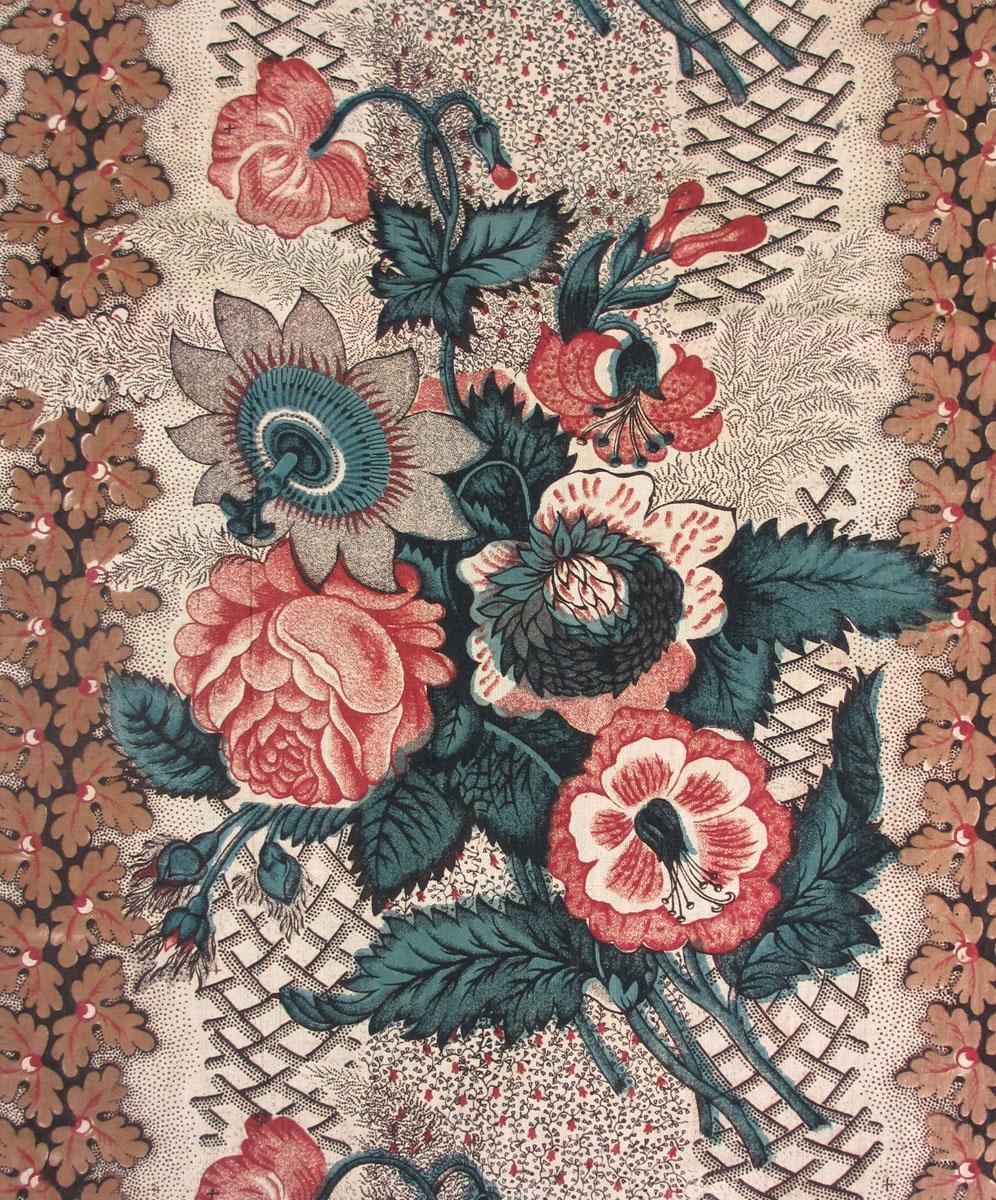 1969.3113 Textile, printed detail 2