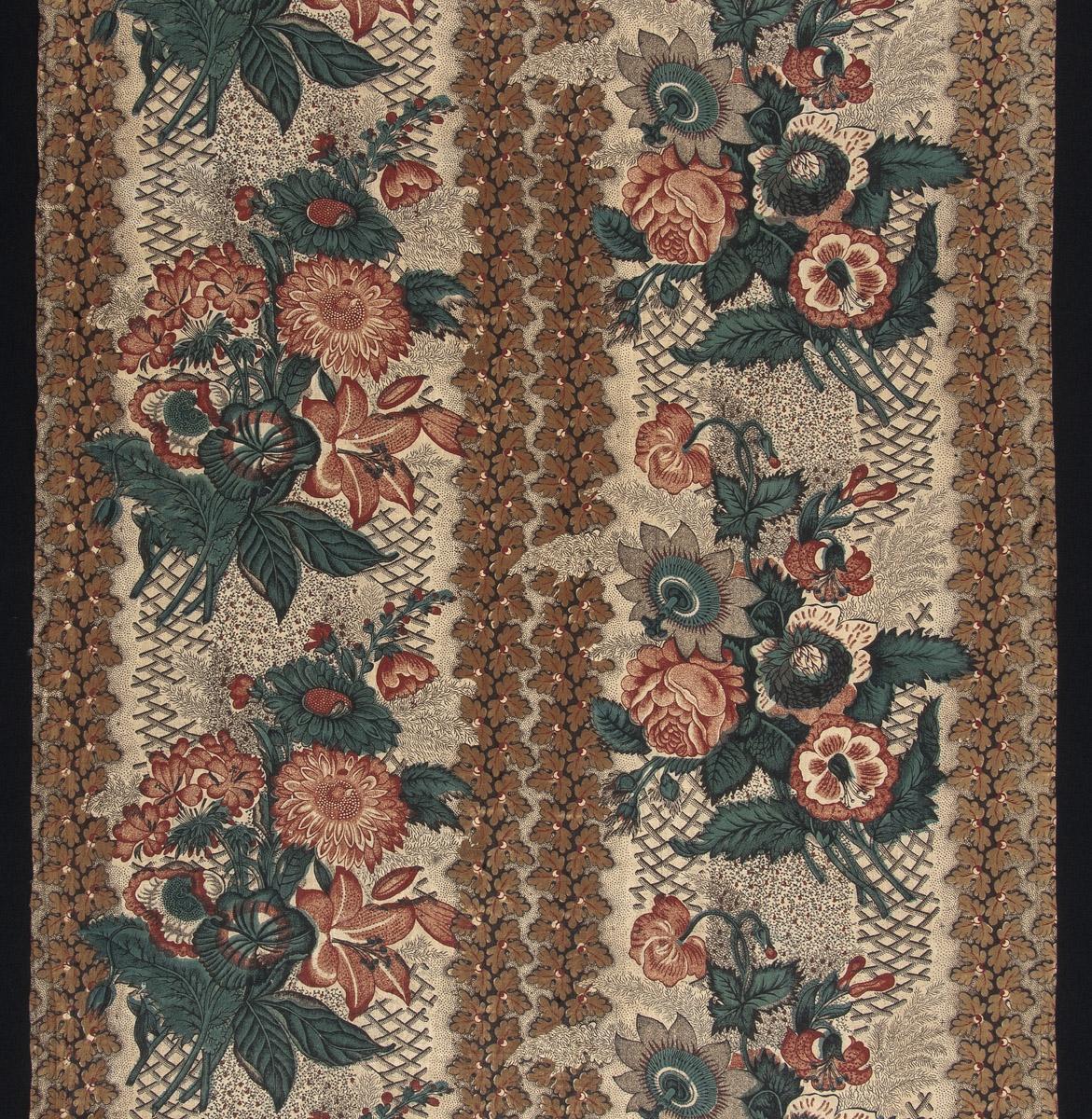 1969.3113 Textile, printed, detail, Book image C268