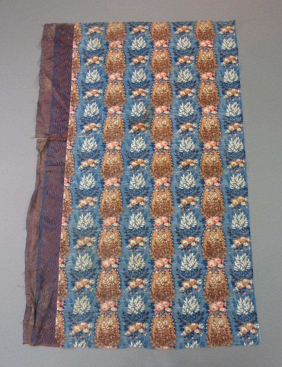 1969.3118 Textile, printed partial reverse