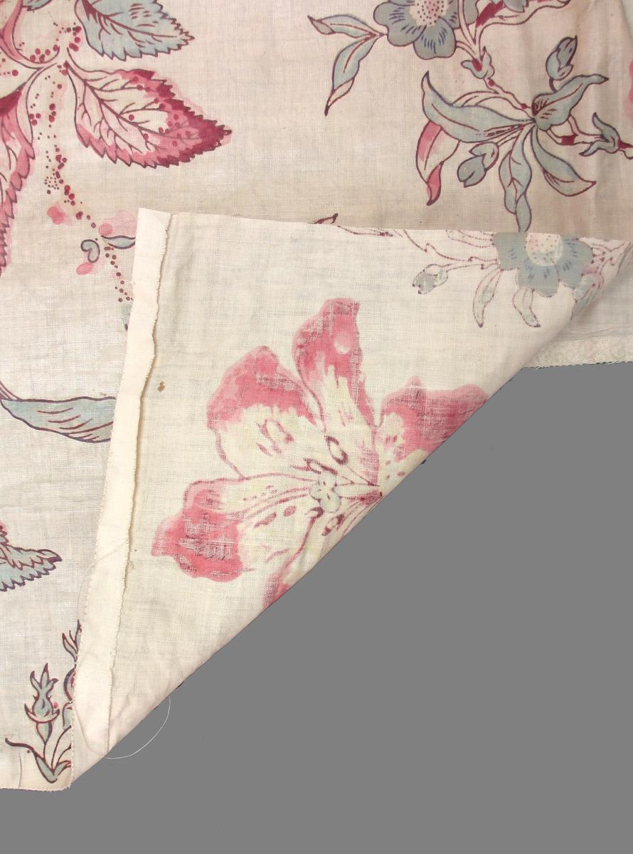 1969.3119 textile, printed folded corner