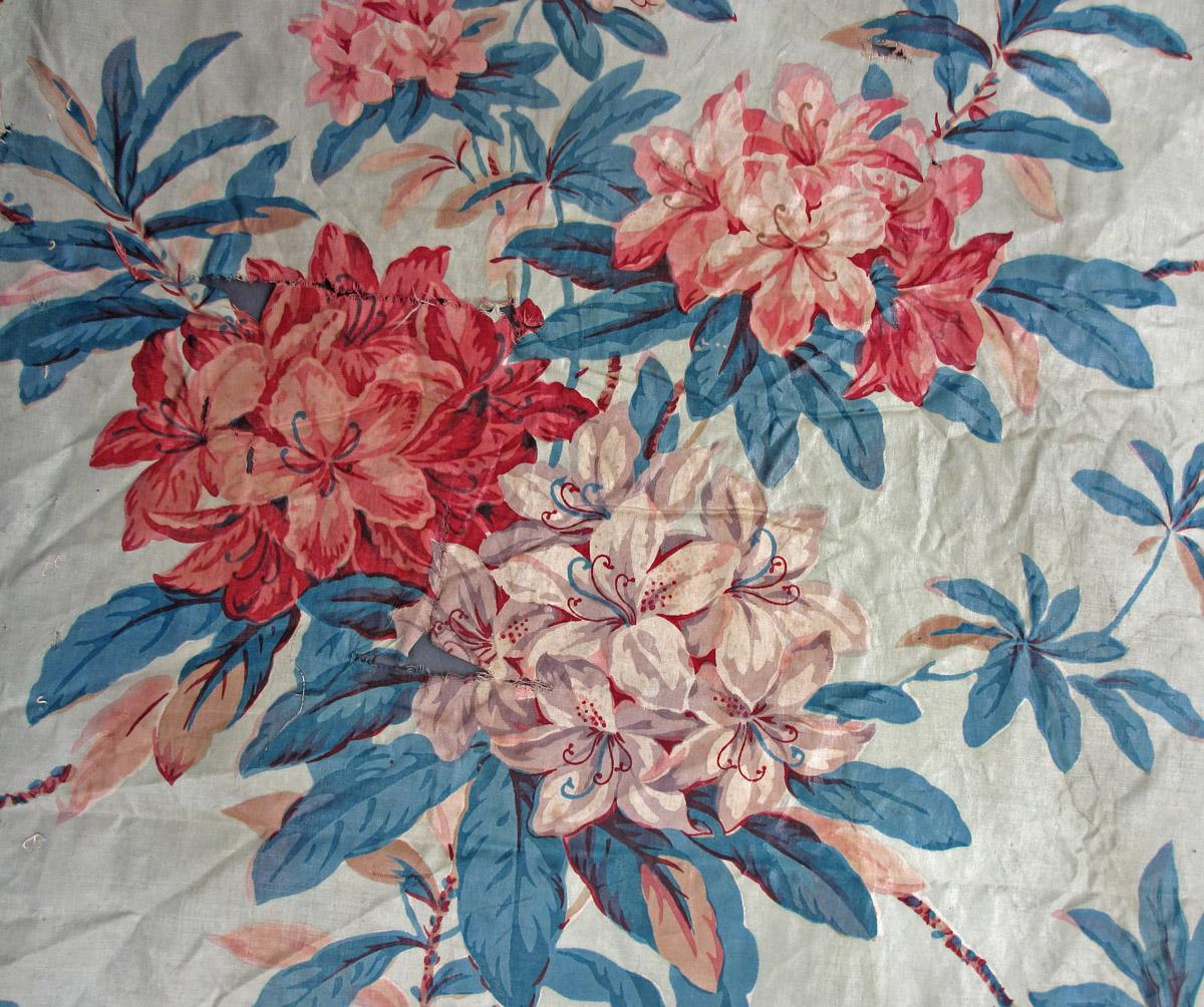 T255 Textile, printed, partial design repeat