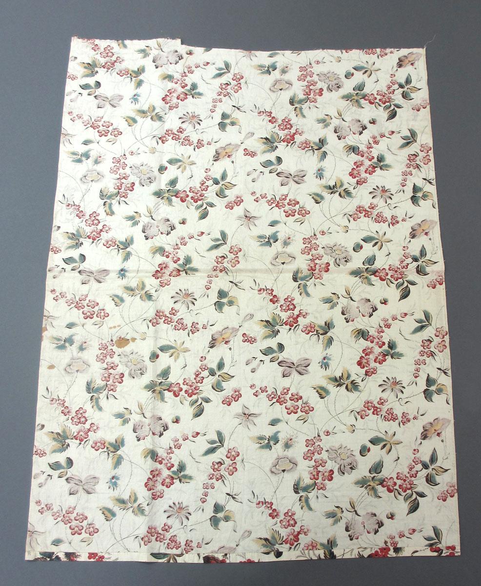 1969.3123 Textile, printed reverse