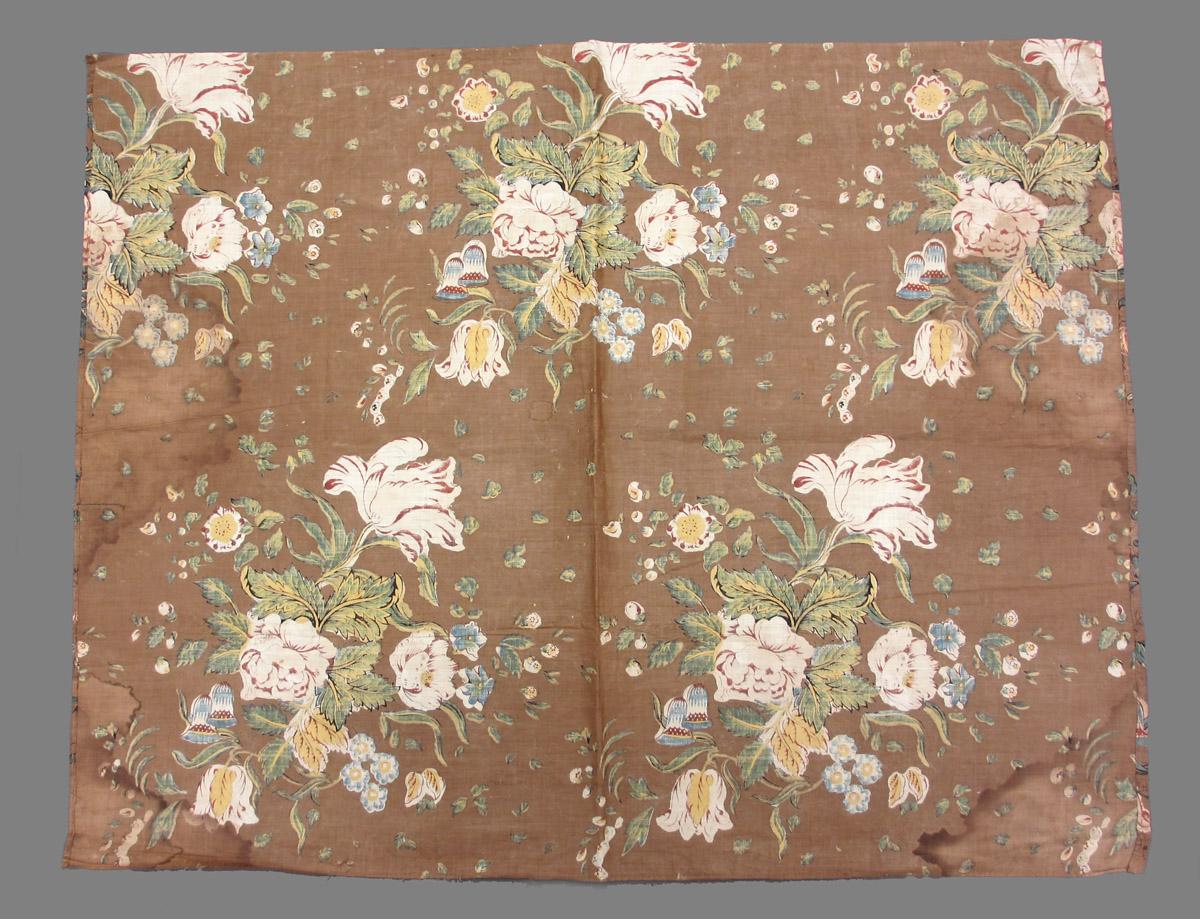 1969.3126 Textile, printed reverse