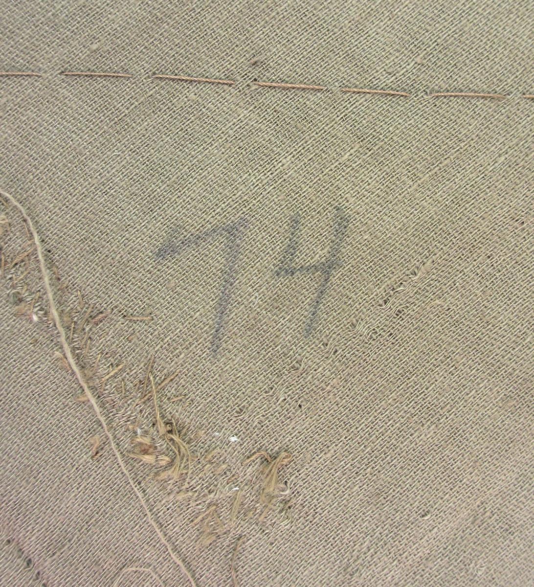 1969.3129 Textile, printed inscription