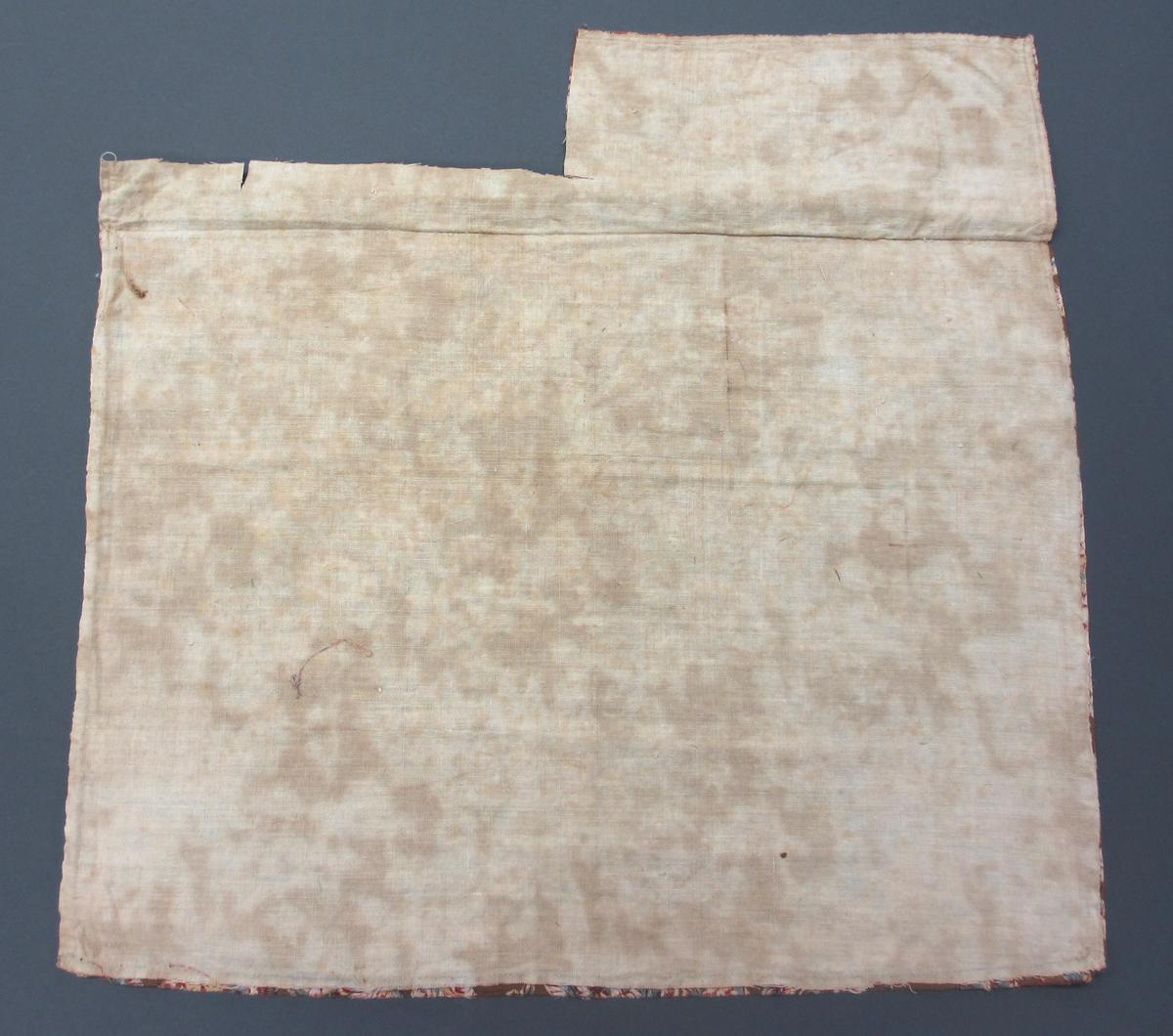 1969.3134 Textile, printed reverse