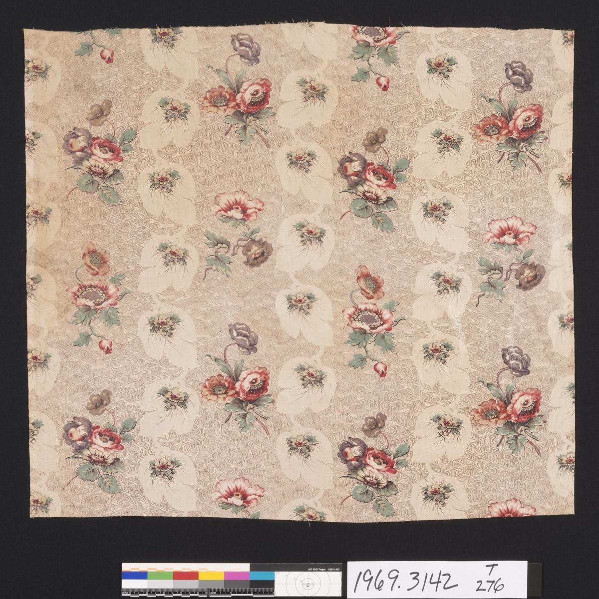 1969.3142 Textile, printed, view 2