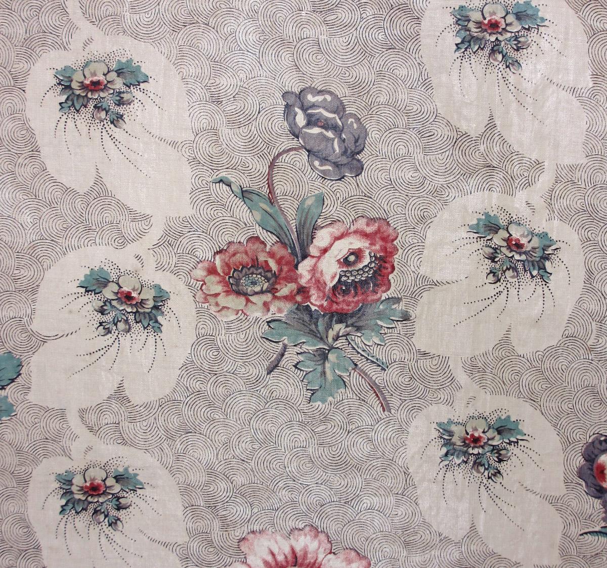 T276 textile, printed design repeat