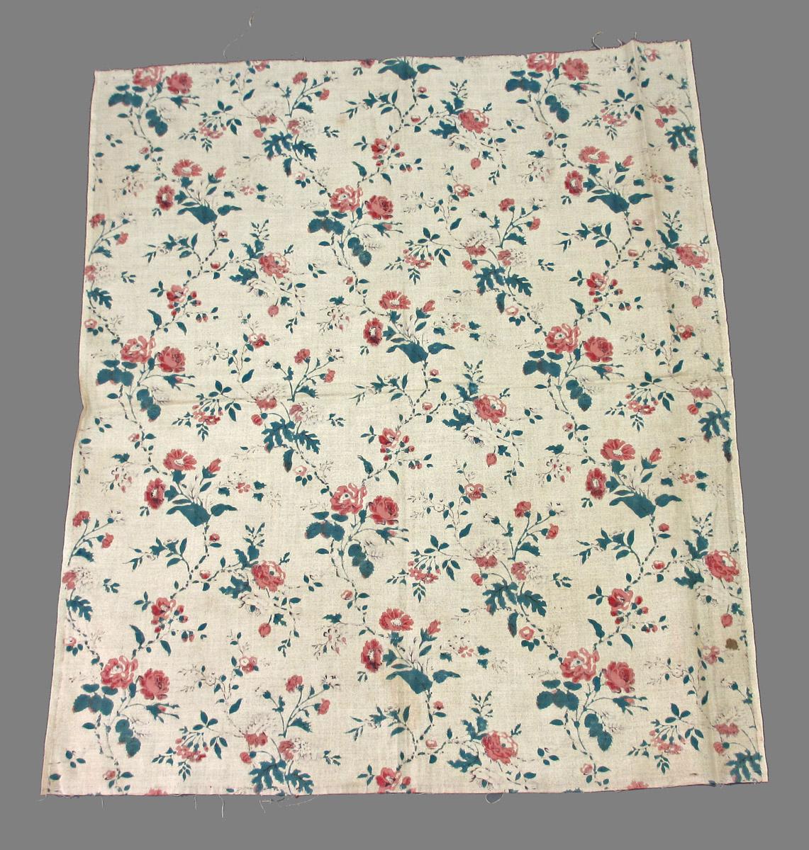 1969.3146 textile, printed reverse