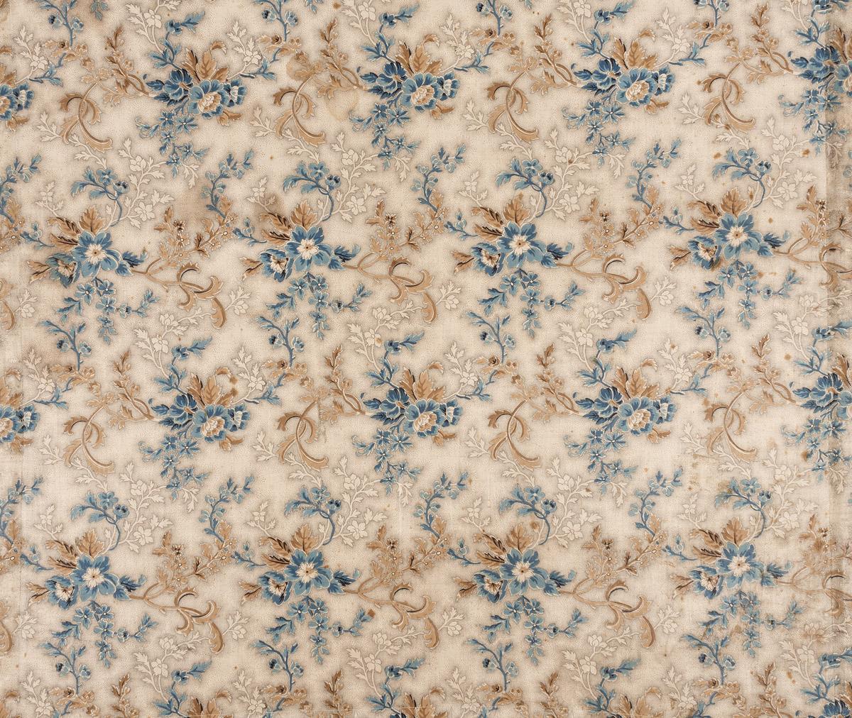 1969.3147 Textile, printed, detail 1