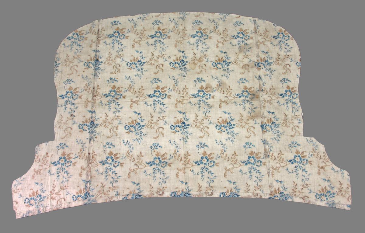 1969.3147 textile, printed reverse