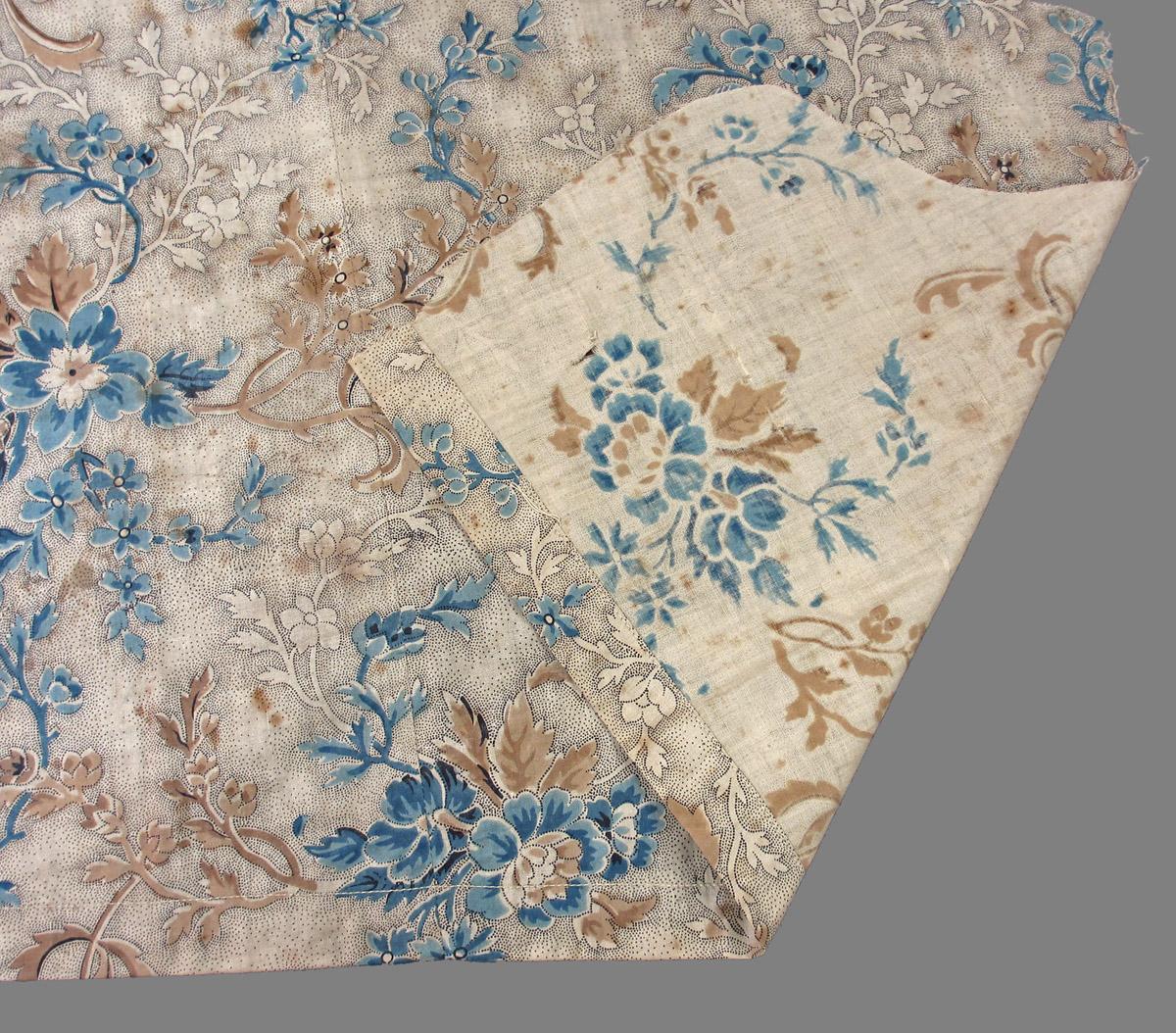 1969.3147 textile, printed folded corner