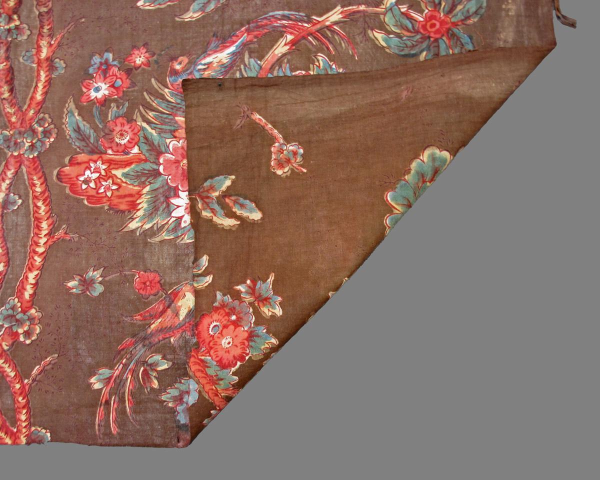 1969.3151 textile, printed folded corner