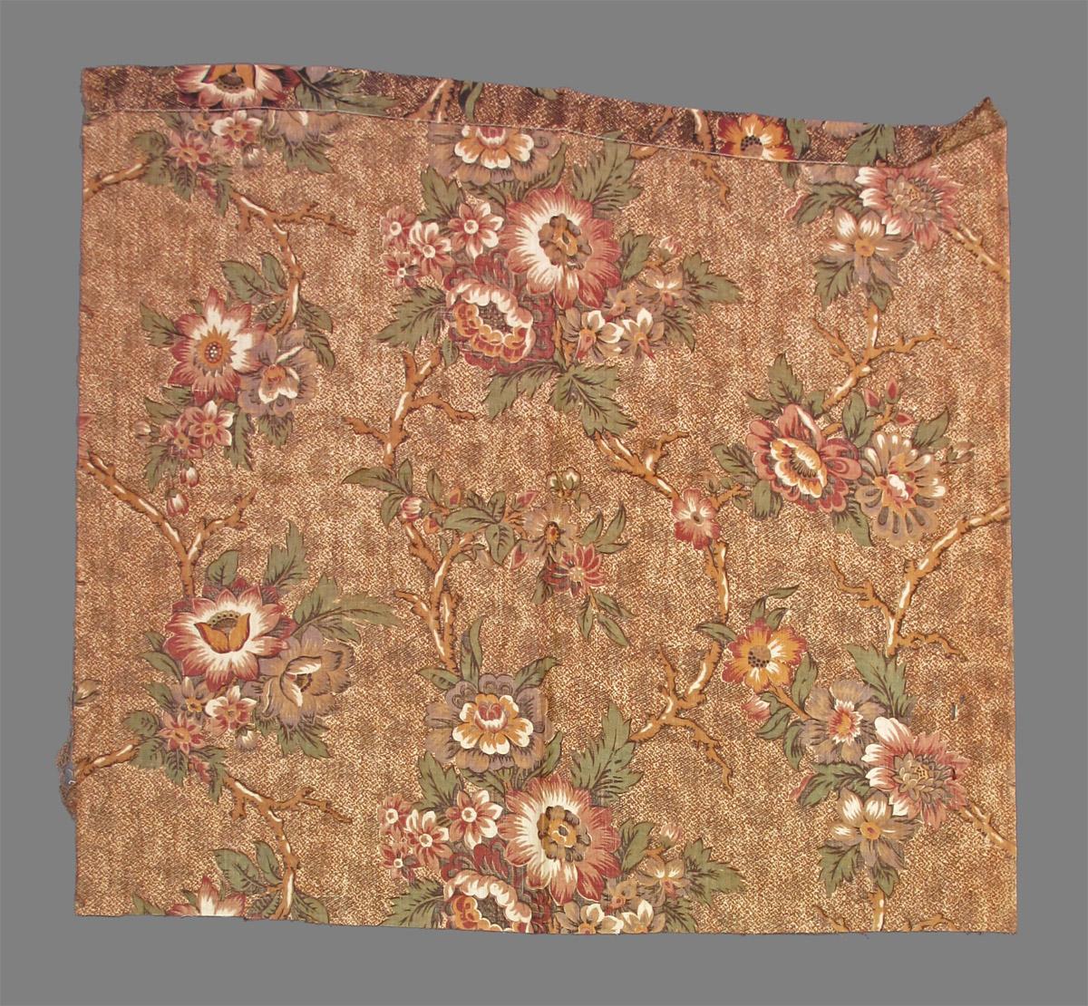 1969.3156 textile, printed reverse