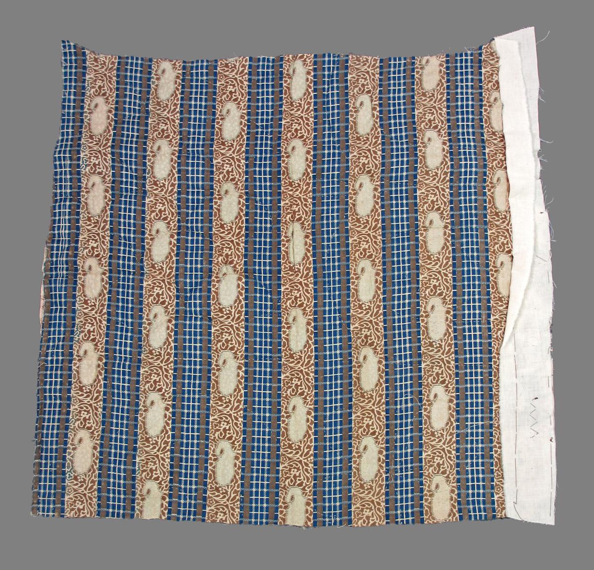1969.3157 textile, printed reverse