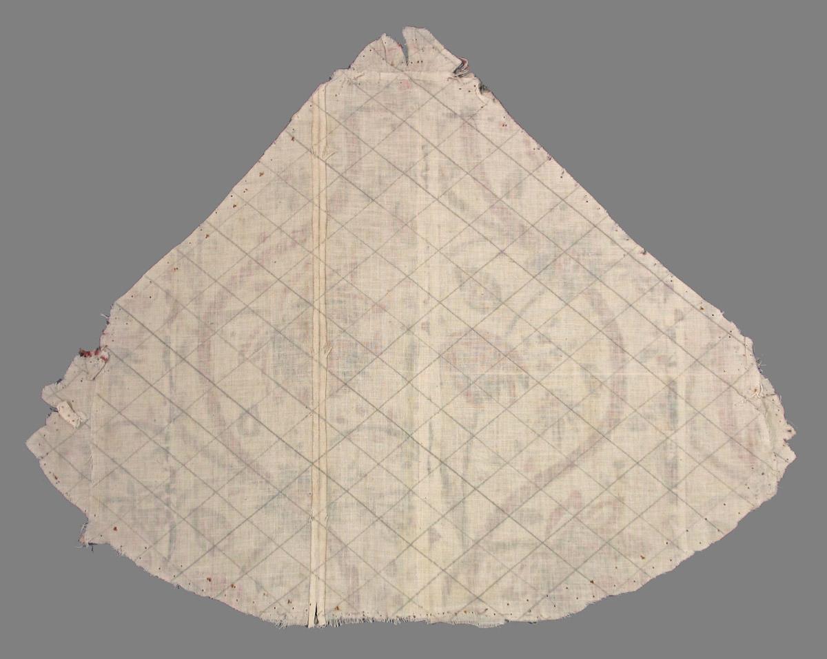1969.3159.001 Textile, printed reverse