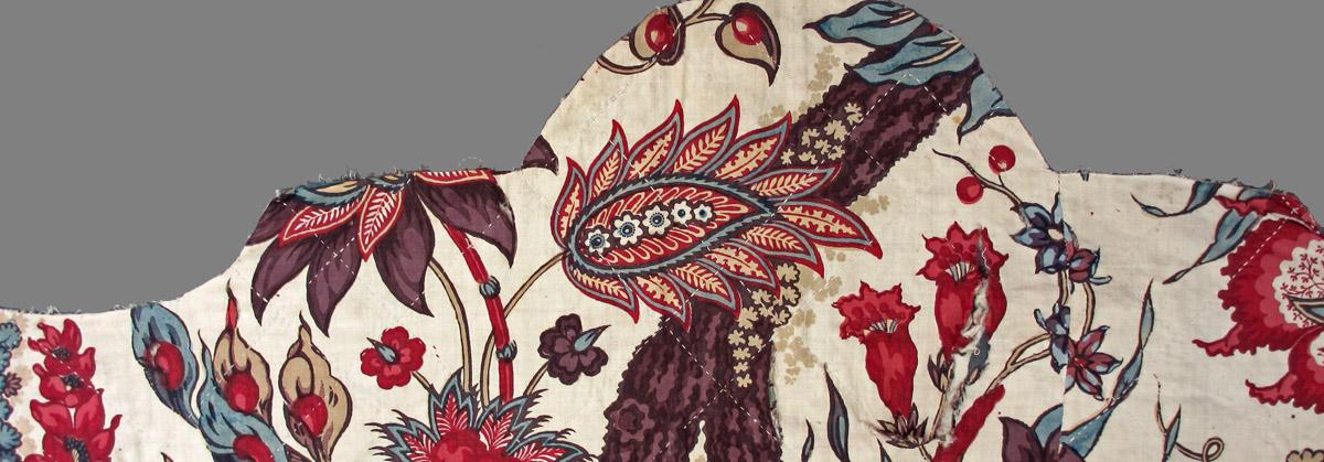 1969.3160 textile, printed detail 2
