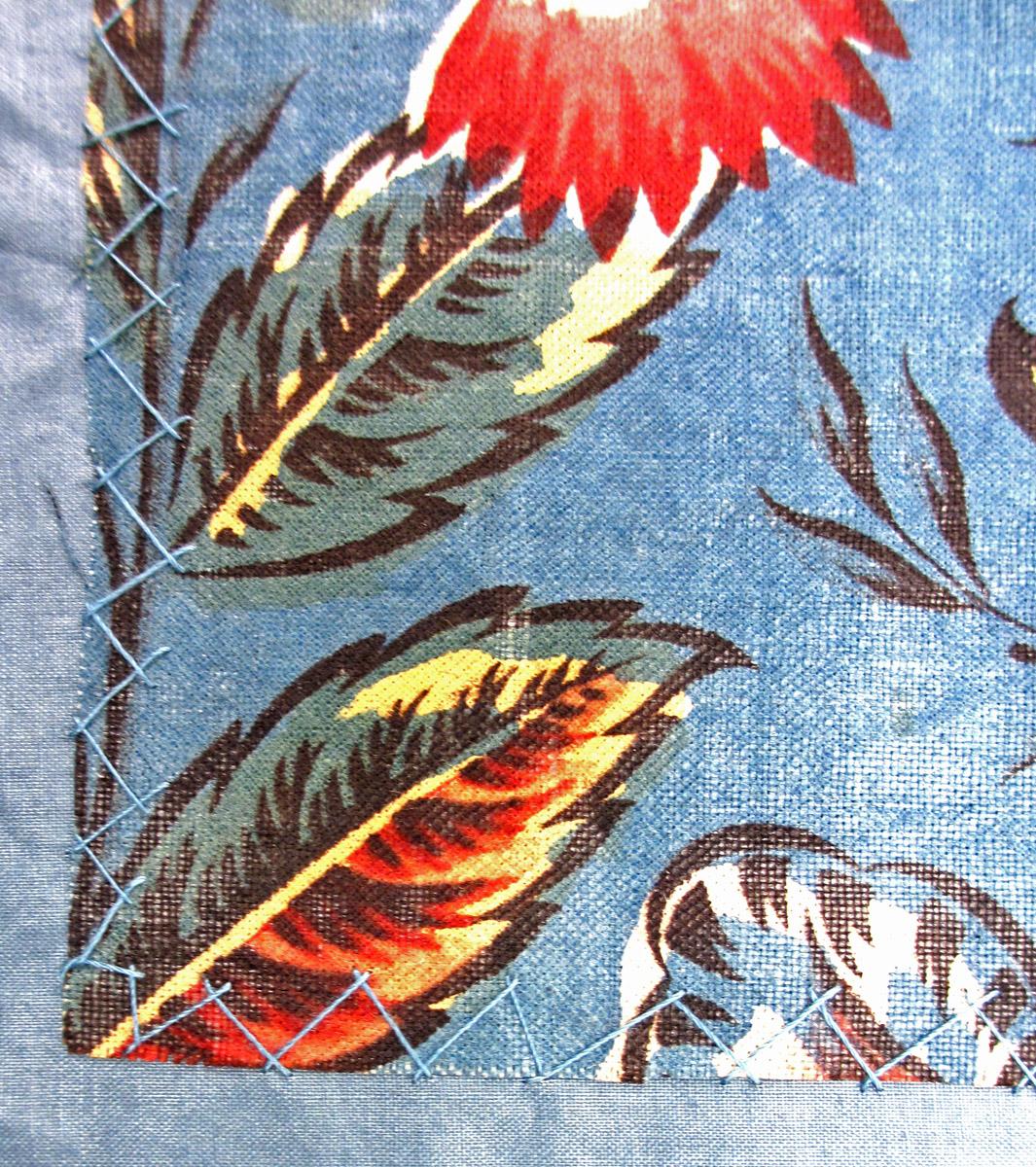 1969.3163 textile, printed detail 2