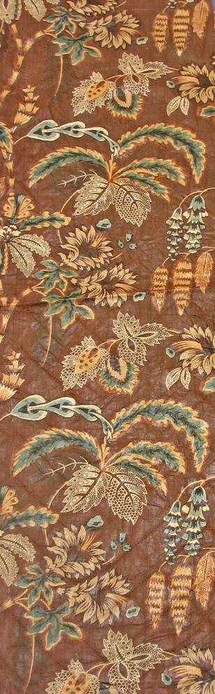 T2215 Textile, printed, partial design repeat