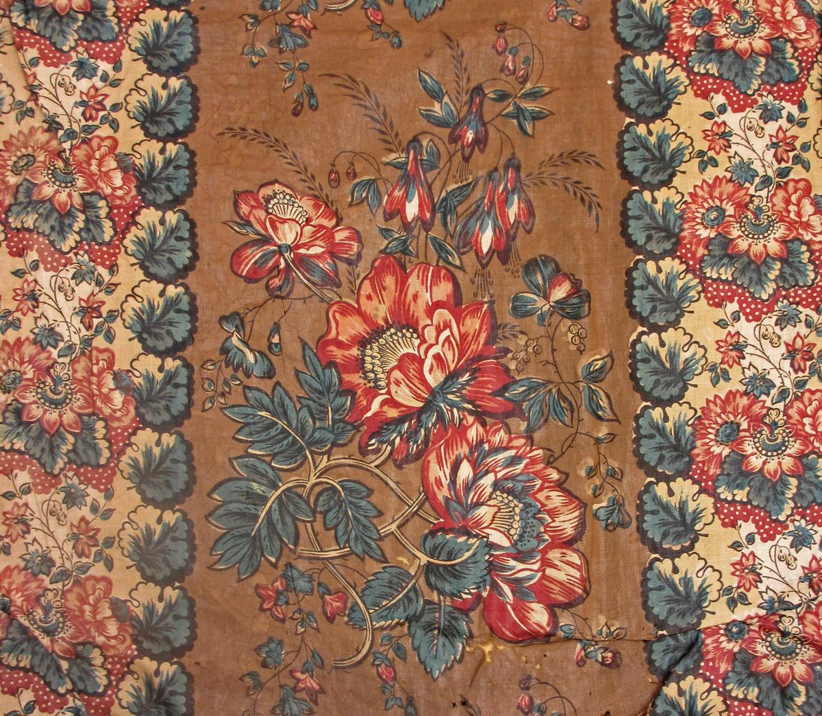 T3215 textile, printed design repeat partial