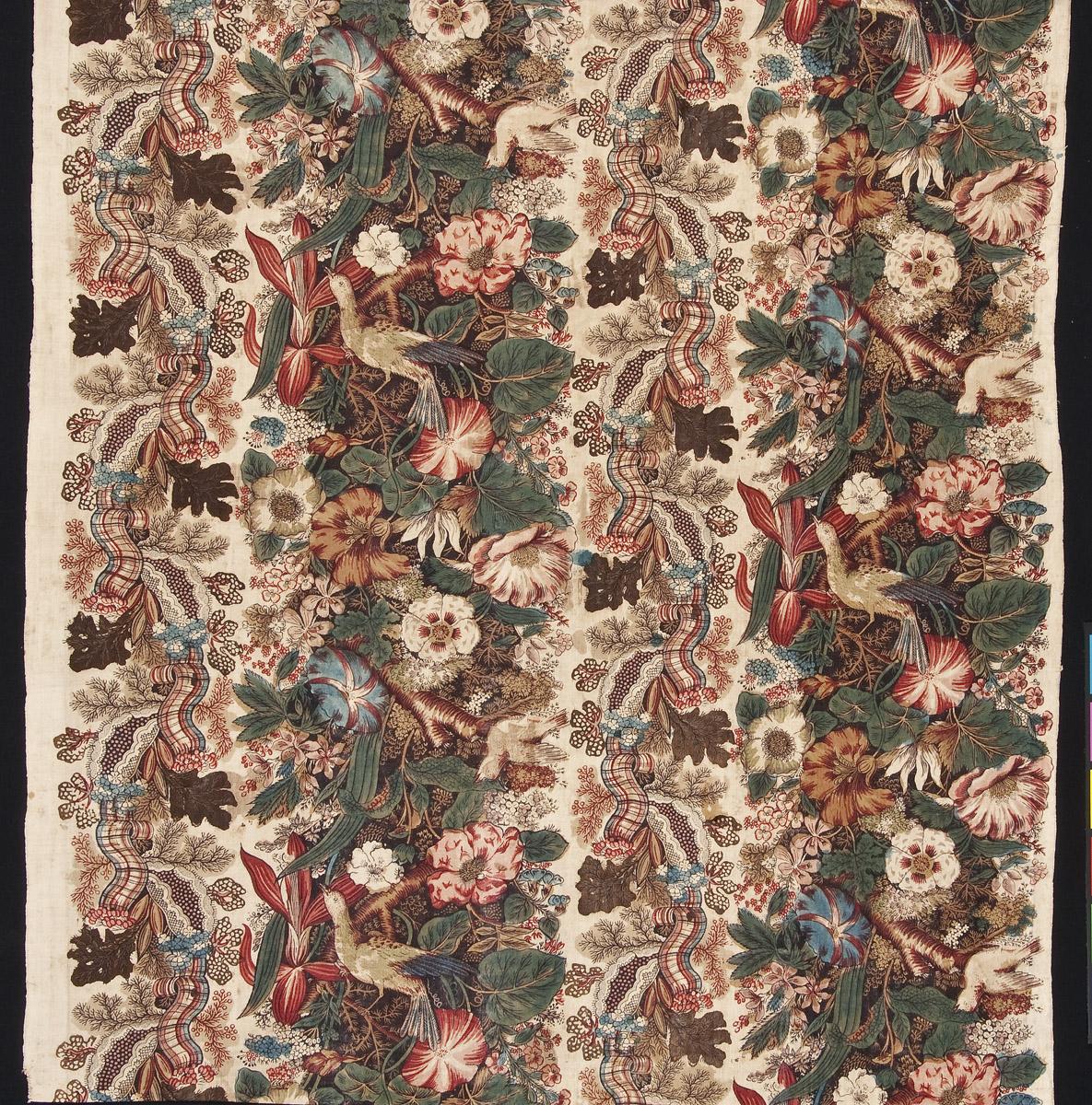 1969.3168 Textile, printed, detail, Book image C138