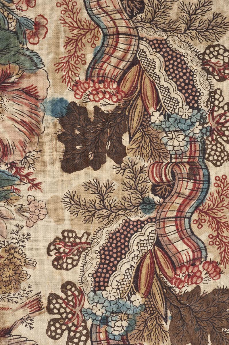 1969.3168 Textile, printed, detail 3