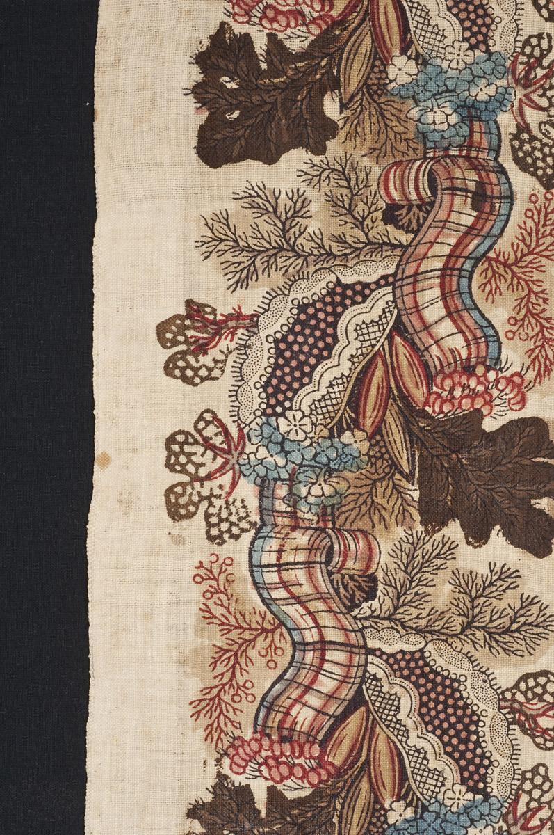 1969.3168 Textile, printed, detail 4