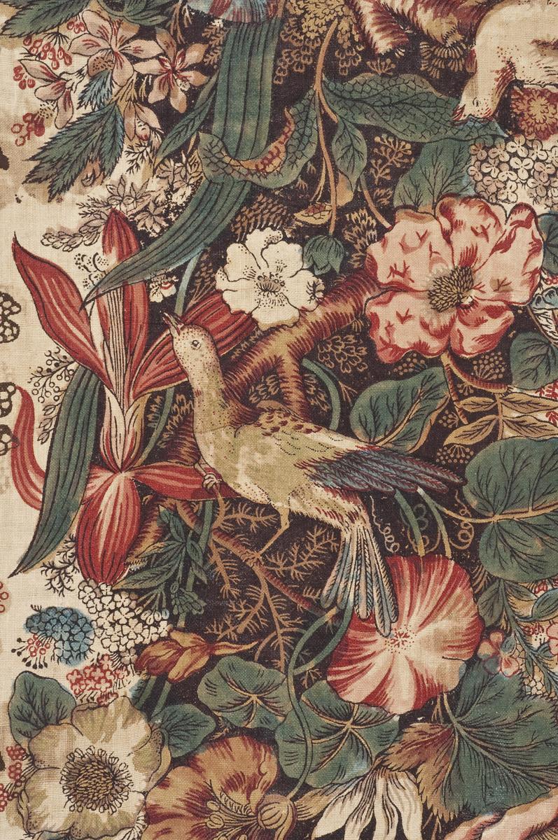1969.3168 Textile, printed, detail 5
