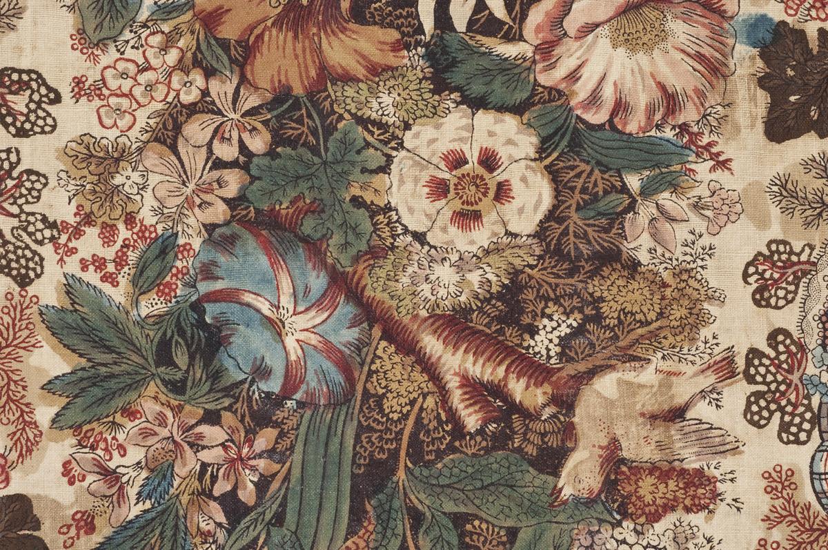 1969.3168 Textile, printed, detail 6