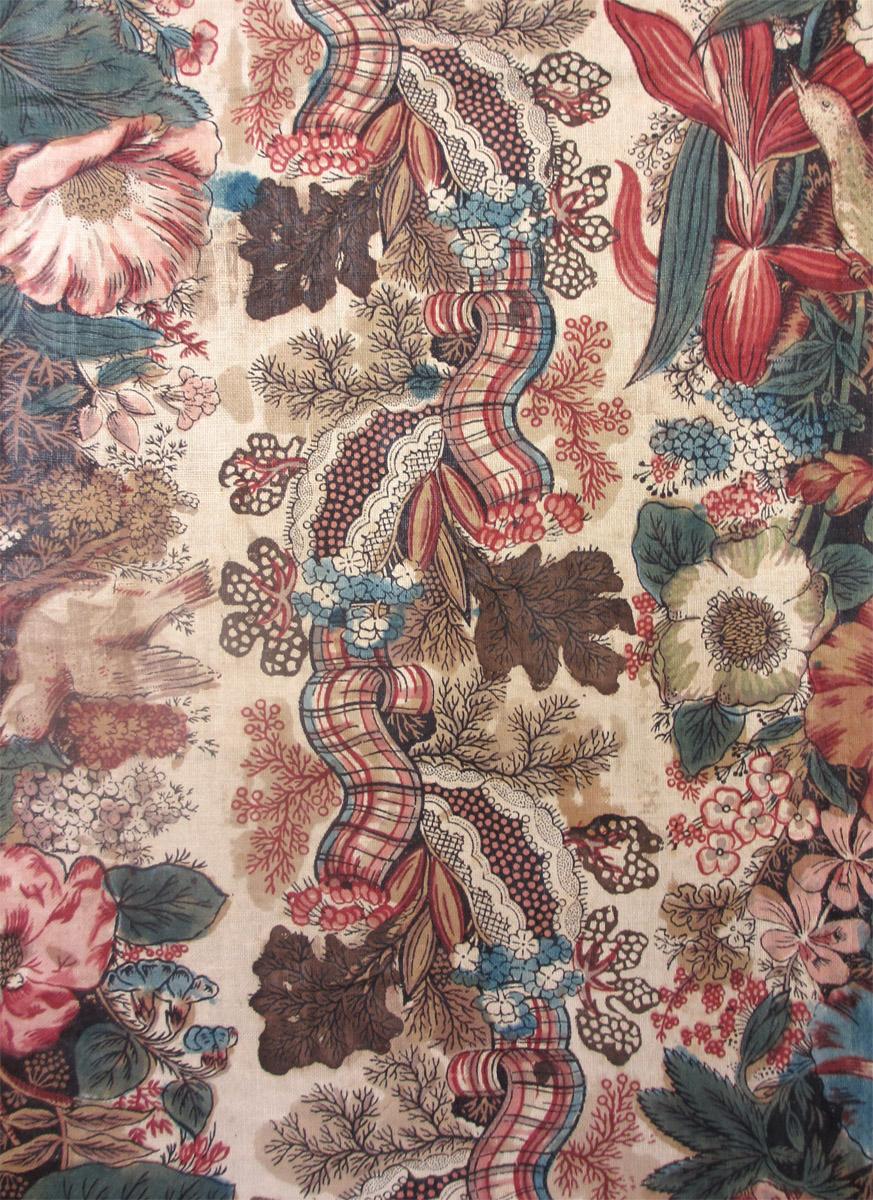 T220 textile, printed design repeat