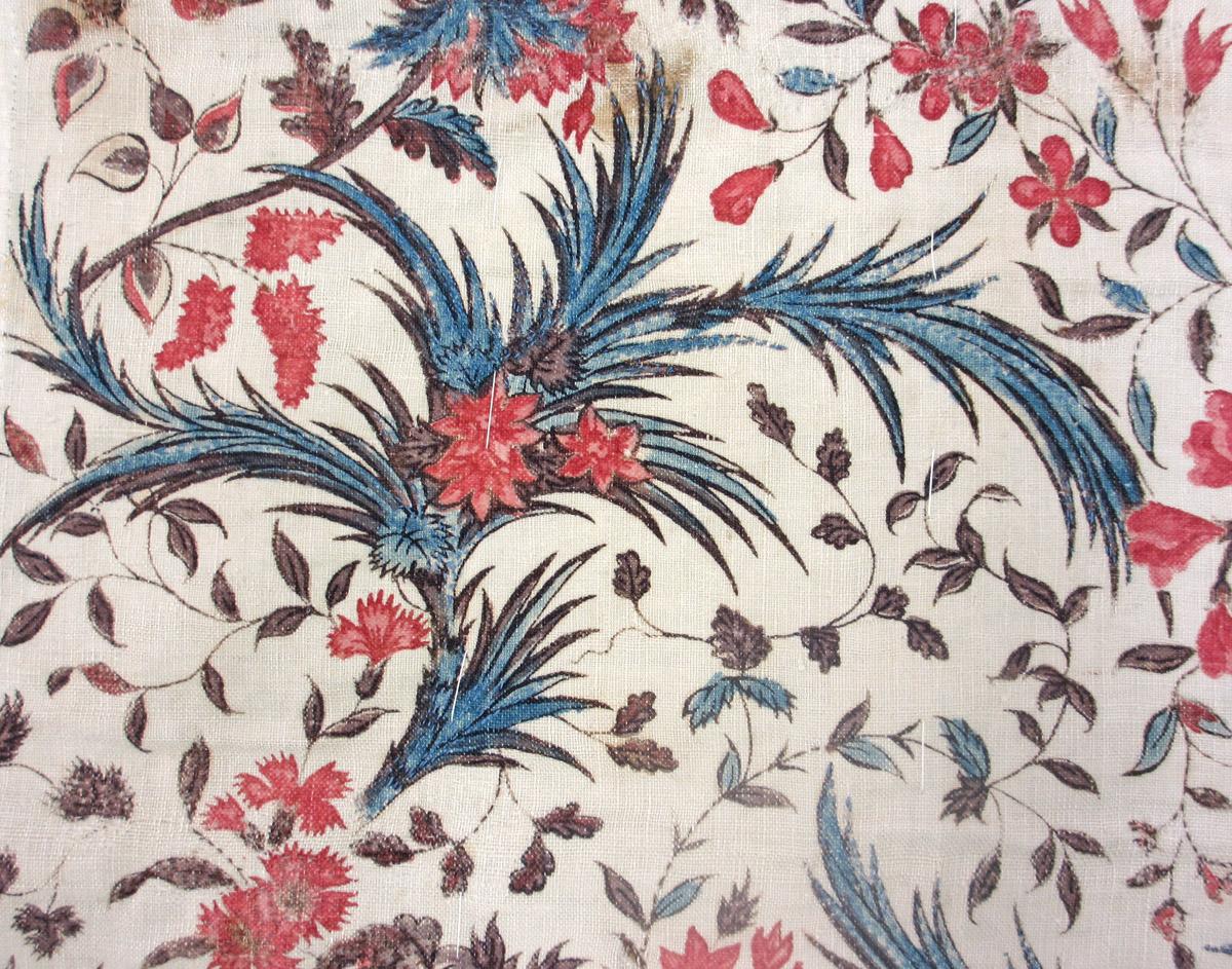 1969.3170 textile, printed detail 2