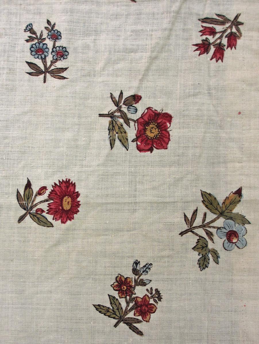 1969.3173.001 Textile, printed, detail