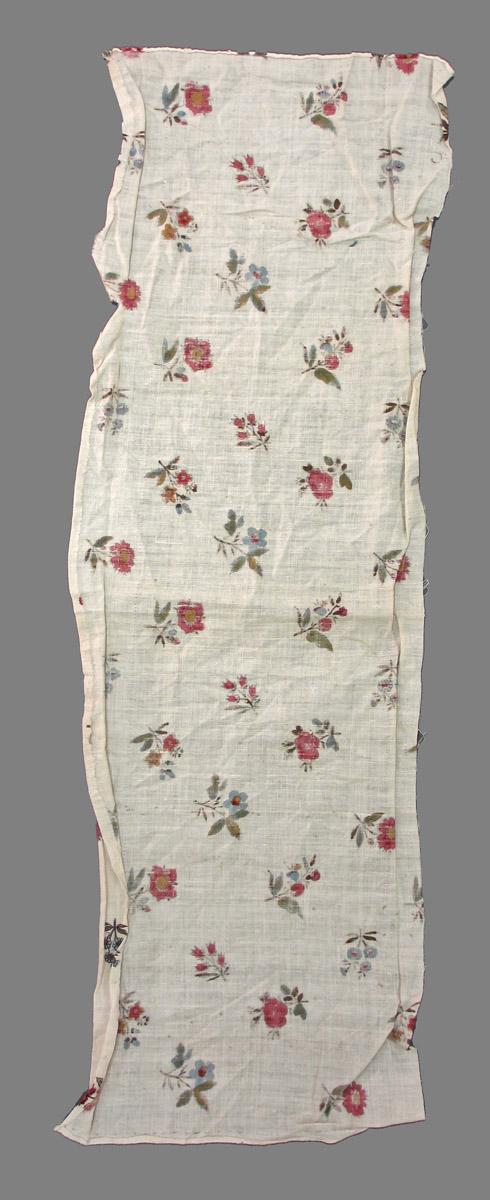 1969.3173.002 Textile, printed, reverse