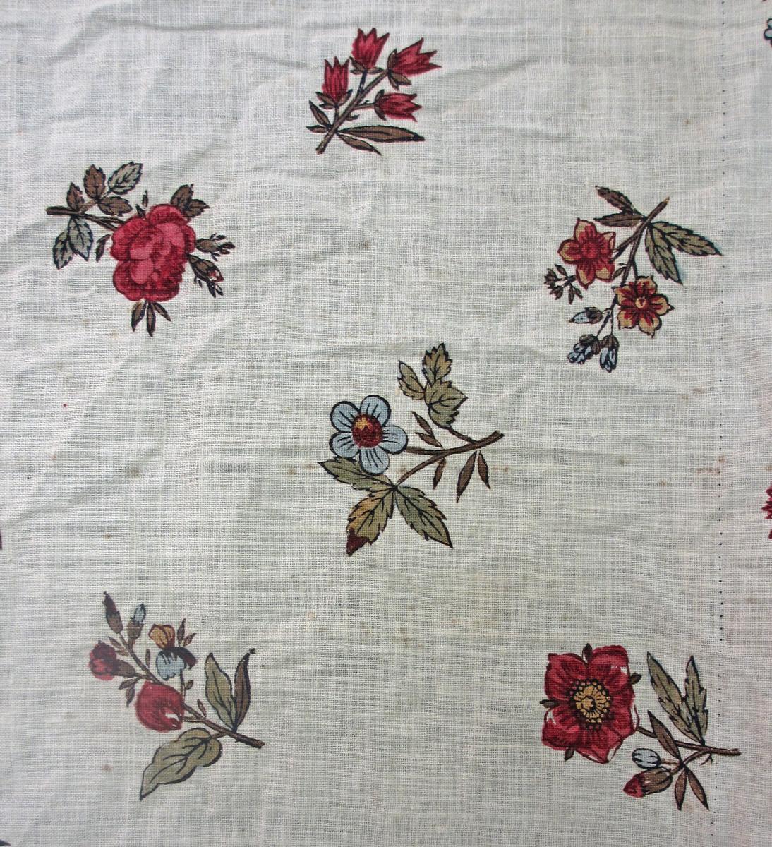 1969.3173.002 Textile, printed, detail