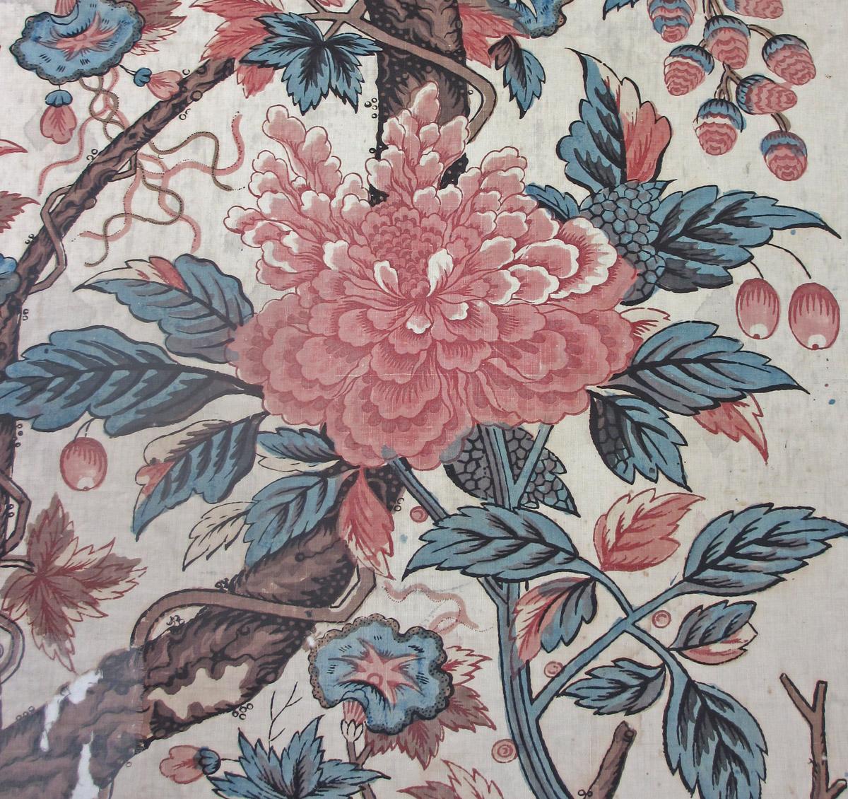 1969.3174 textile, printed detail 1