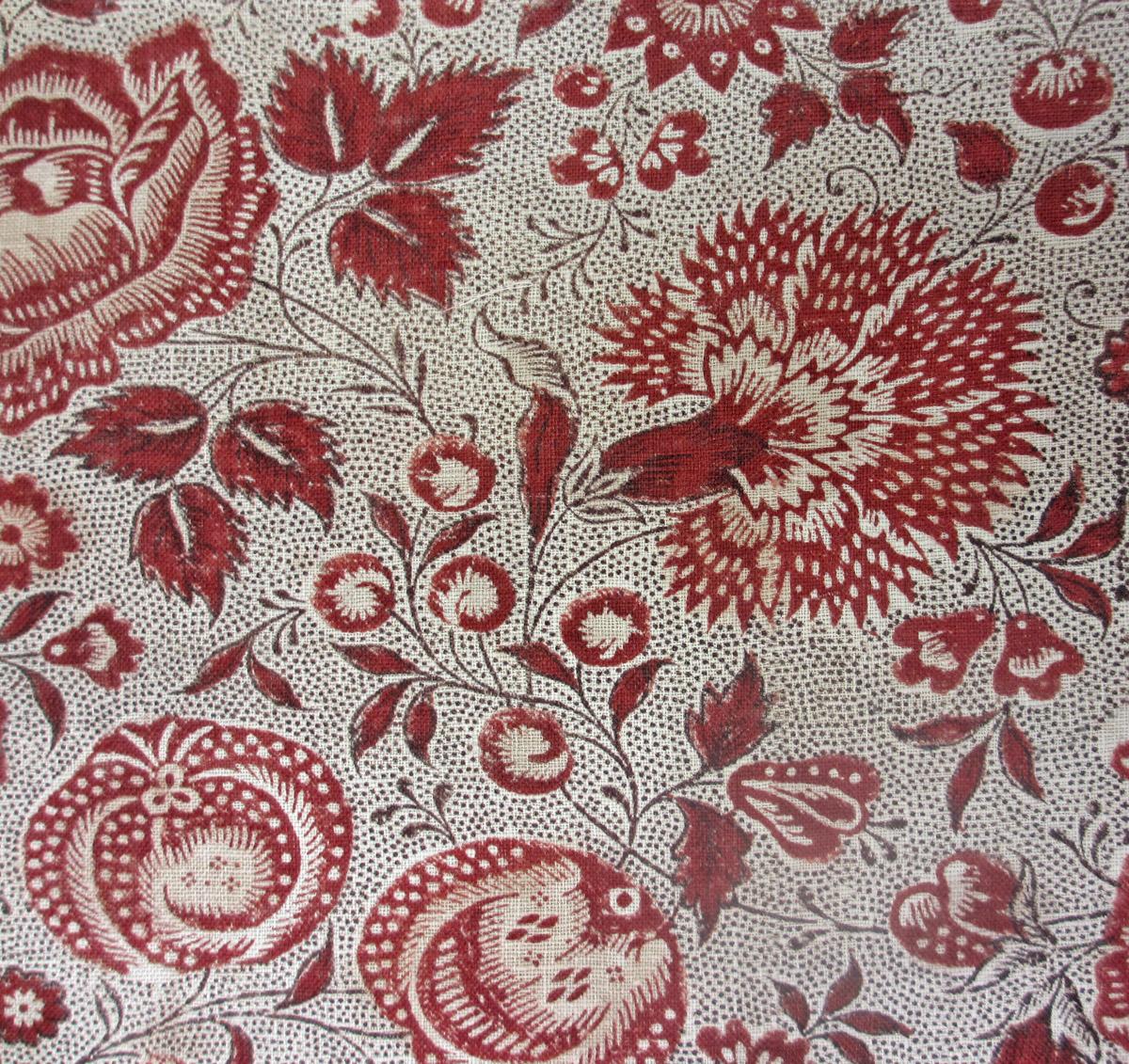 1969.3175 textile, printed detail