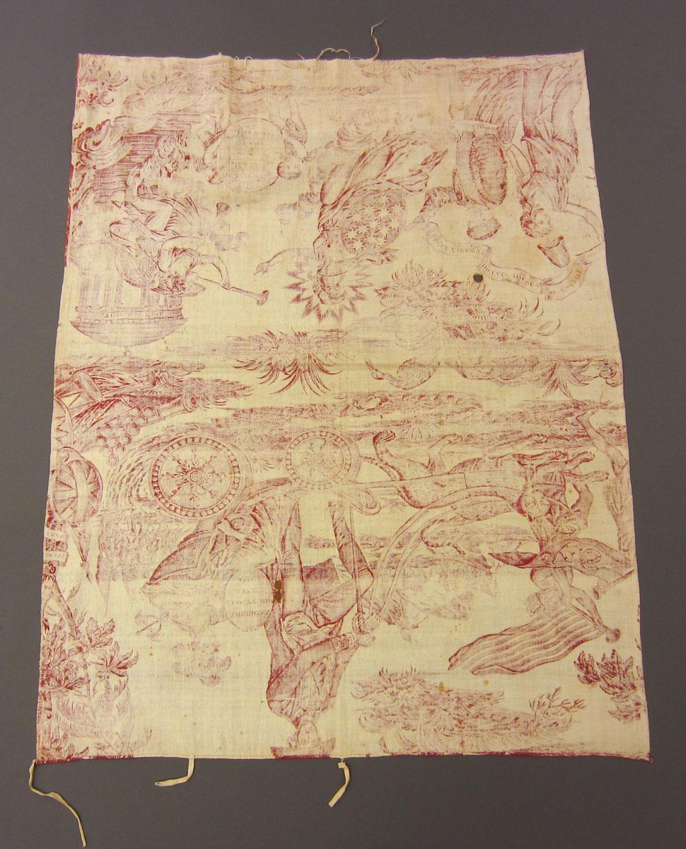 1969.3179.001 Textile, printed partial reverse