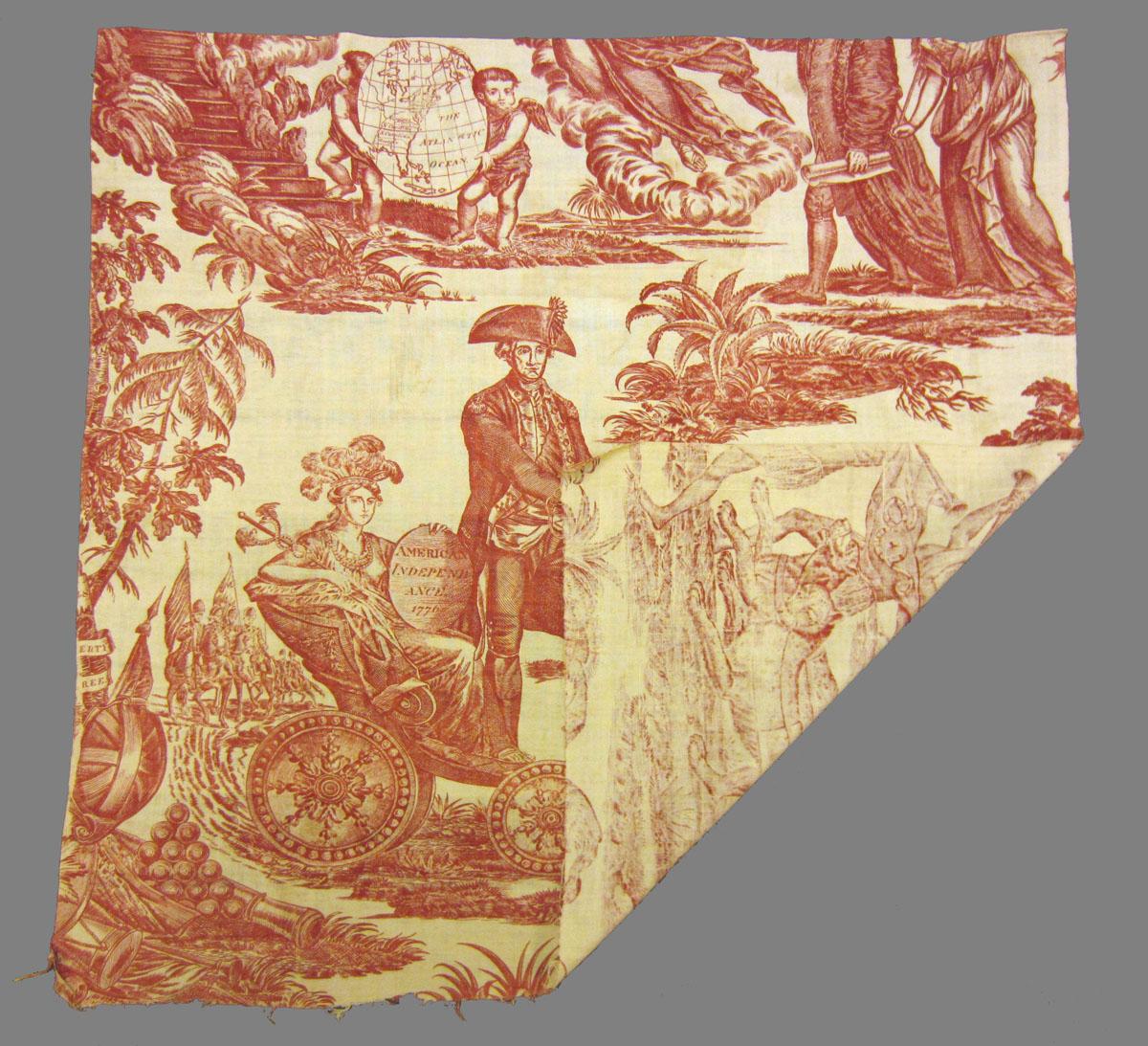 1969.3179.002 textile, printed folded corner