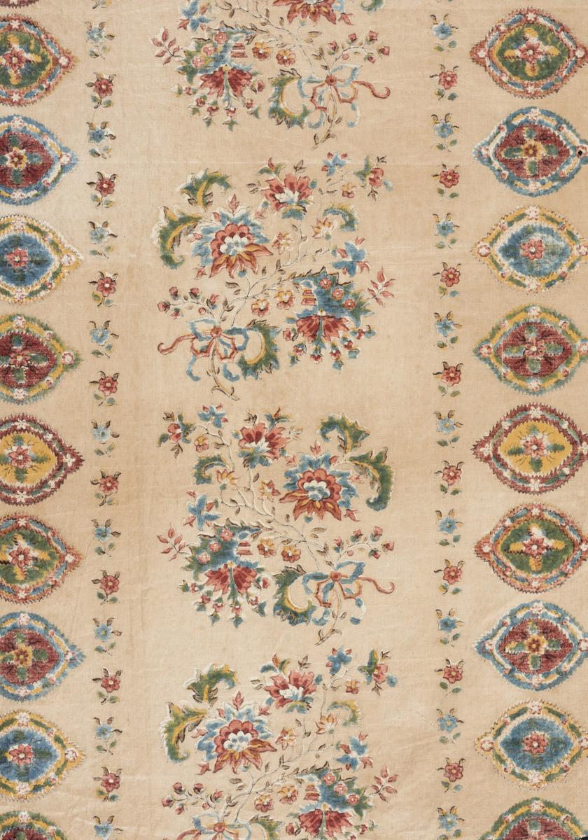 1969.3180.002 Textile, printed, detail 1, reverse