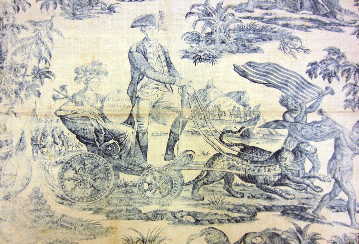 1969.3182 textile, printed detail