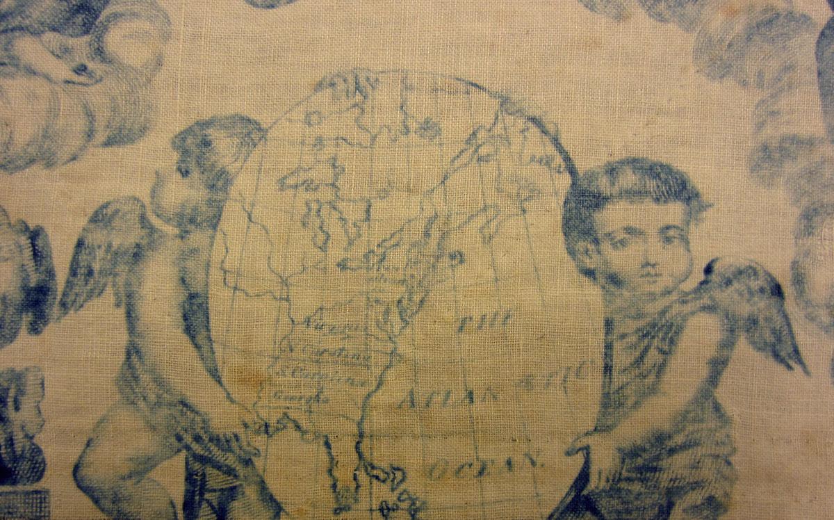 1969.3182 textile, printed detail 3