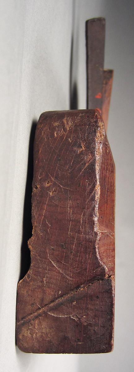 1957.0093.010 A-C, Rabbet plane, heel