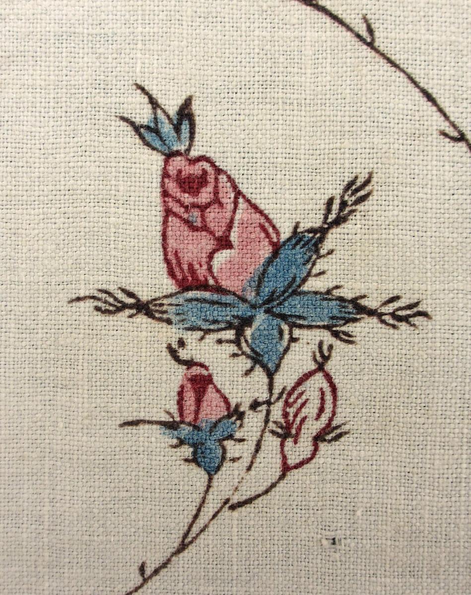 1969.3184 textile, printed detail