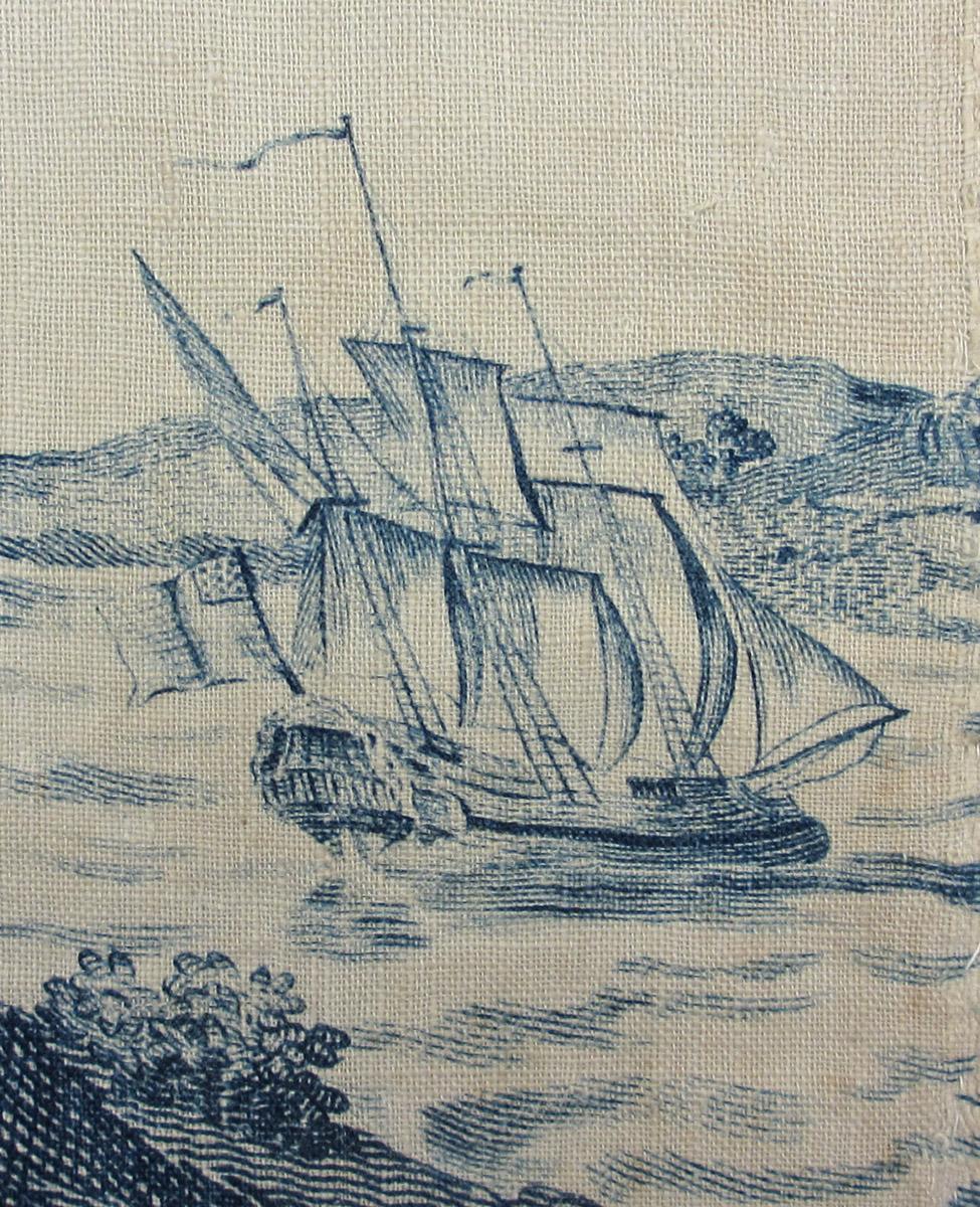 1969.3187 textile, printed detail 10
