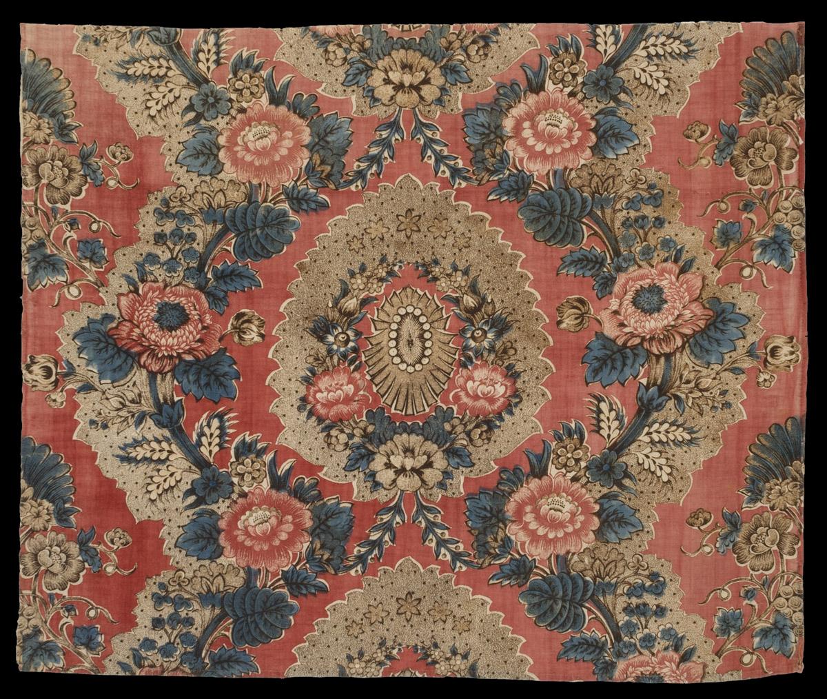 1969.3190 Textile, printed, view 2