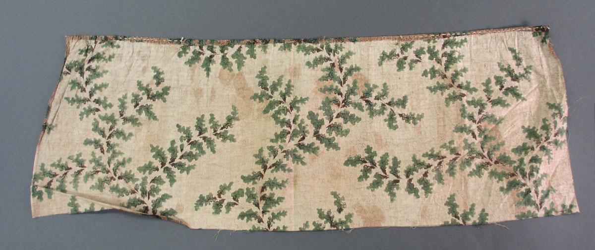 1969.3194 Textile, printed reverse