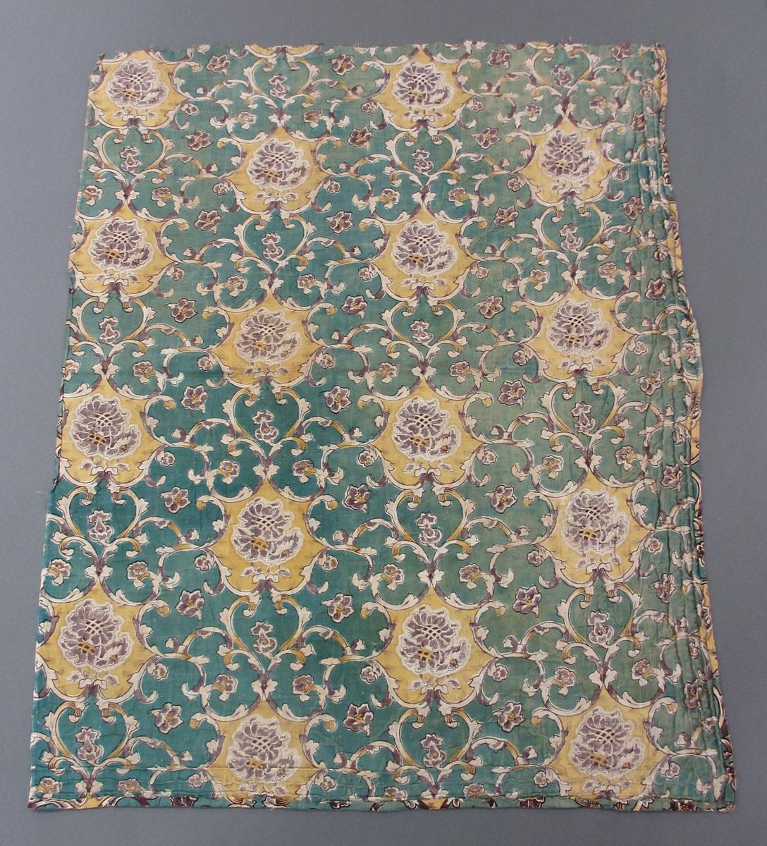 1969.3201 Textile, printed reverse