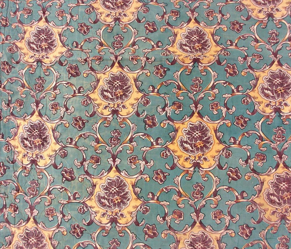 T2239 Textile, printed design repeat