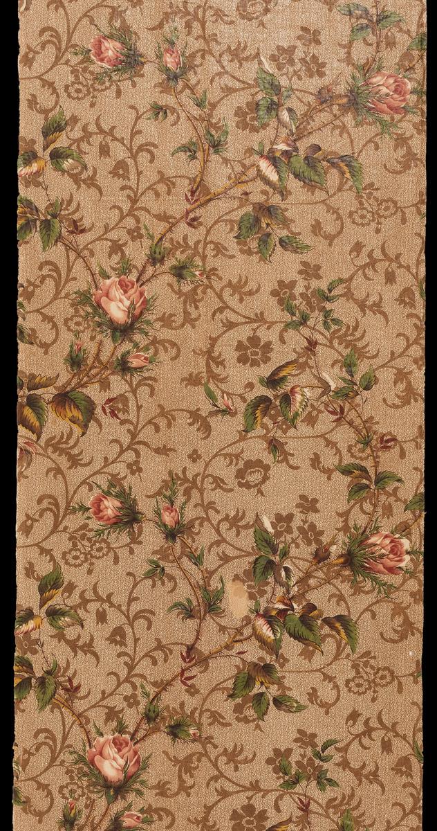 1969.3204 Textile, printed, detail 2