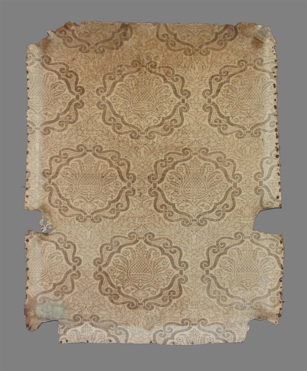 1969.3207 textile, printed reverse